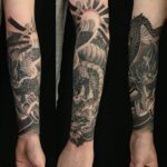 dragontattoohalfsleevejoegallo