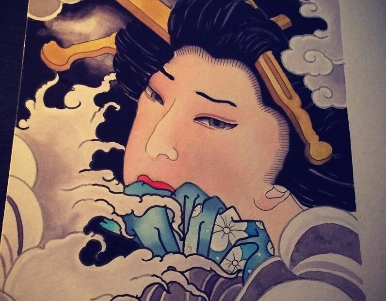 geisha tattoo leeds
