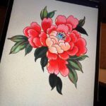 cute peony design
