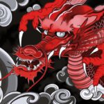 red dragon design
