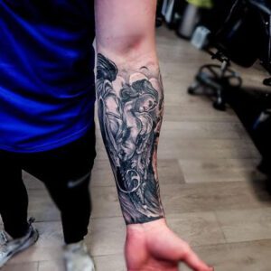 statue tattoo