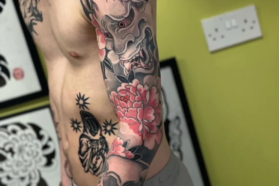 japanesehannyamasksleeve