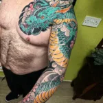 jade green dragon tattoo