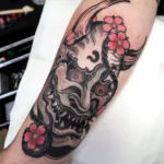hannya mask tattoo