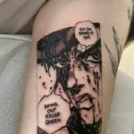 anime tattoo done at San Sakura tattoo studio leeds