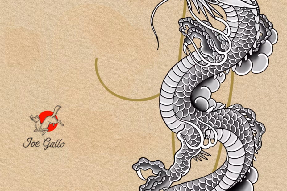 Japanese dragon concept sleeve