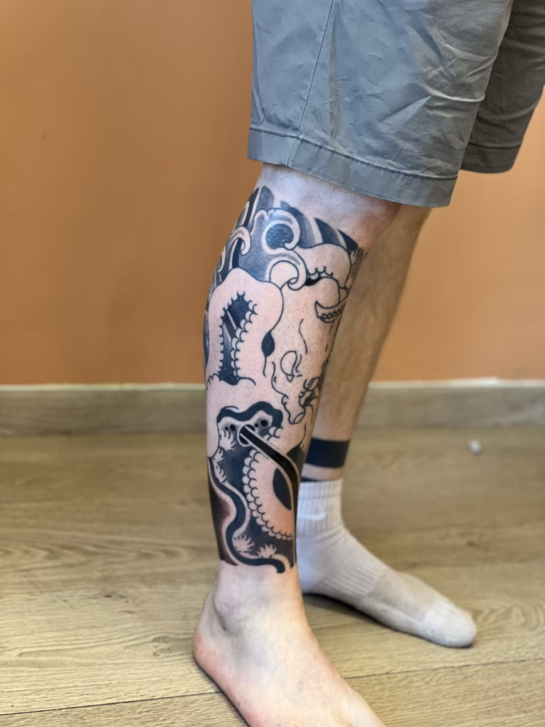 Japanese octopus tattoo